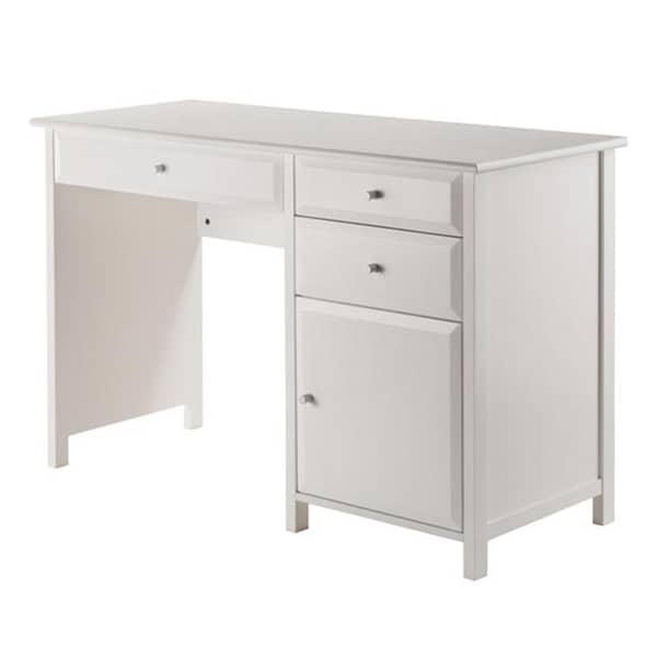 Doba-Bnt 30.71 x 47.24 x 20.24 in. Delta Office Writing Desk, White SA602391 - main